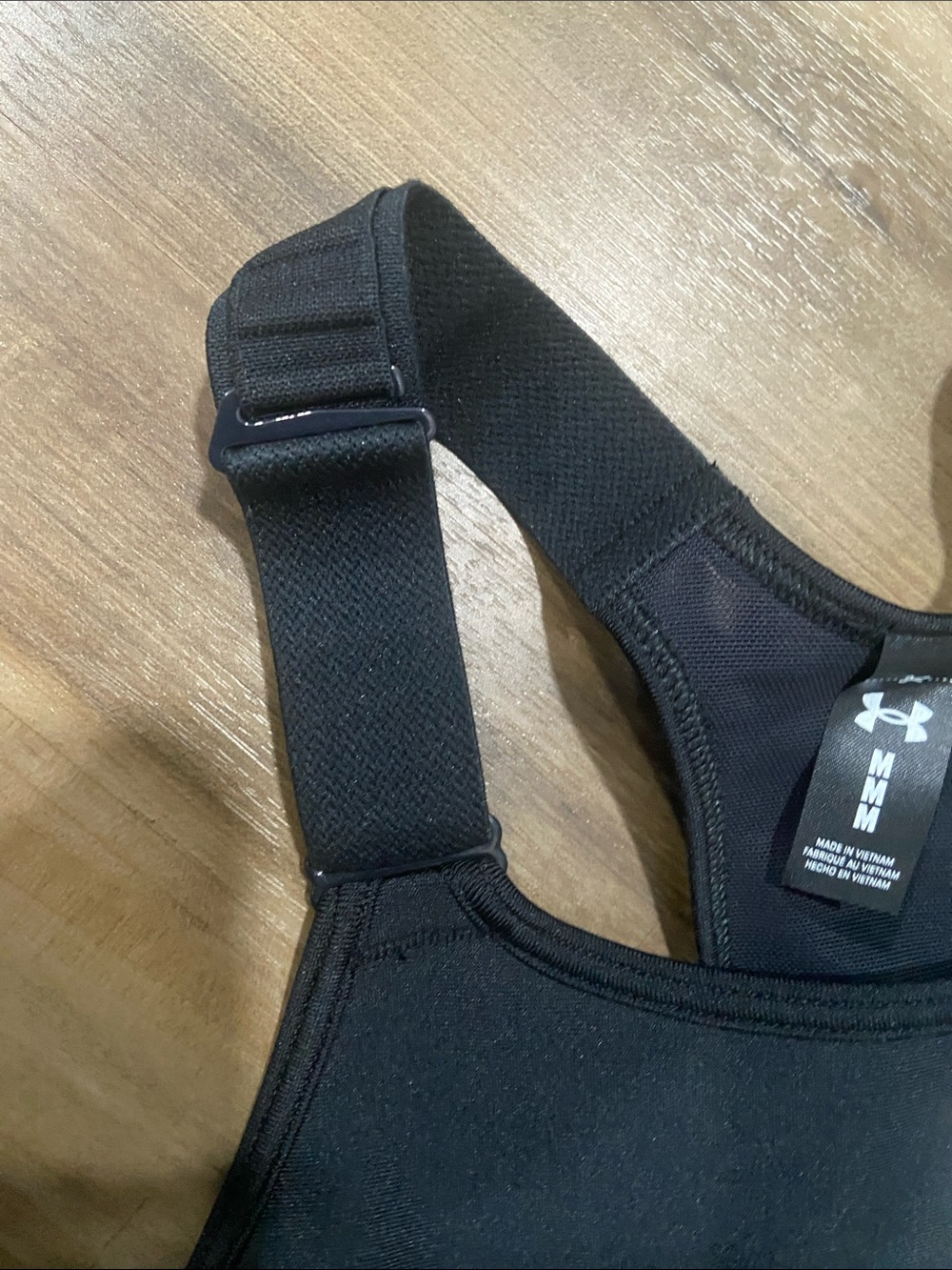 Under Armour Black Supportive Racerback Sports Bra - Picture 7 of 7